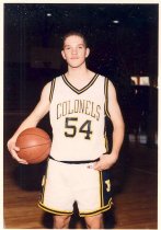 Codie Barberio with basketball